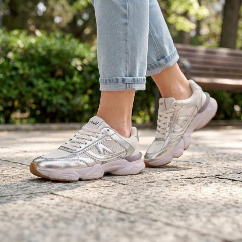 Zapatilla Casual Aversa Luxe Suela Alta Chunky Mujer Urbana