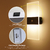 Luminária de parede com sensor interno e carregamento USB - pepeShop