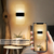 Luminária de parede com sensor interno e carregamento USB