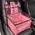 Assento de carro com bolsos de armazenamento, rosa na internet