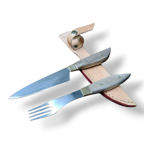 Set de cuchillo, tenedor ACERO INOXIDABLE 13 CM