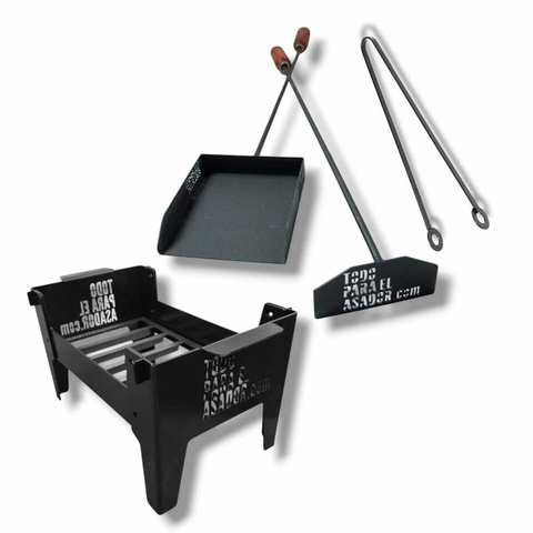 KIT LEÑERO PREMIUM + PALA ATIZADOR Y PINZA - comprar online