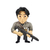 METAL DIE CAST GLENN THE WALKING DEAD