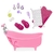 OG CONJUNTO BANERA ROSA CON ACCESORIOS BD37035 en internet