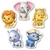 BABY PUZZLES ANIMALES SALVAJES 5 EN 1 - comprar online