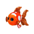 TY PETS 23 CM PEZ NARANJA SAMI