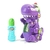 BUBBLE FUN BURBUJERO DINOSAURIO CON LUZ Y SONIDO 99493 VIOLETA