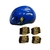 COMBO CASCO CODERA RODILLERAS AZUL