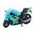 TEAMSTERZ MOTOCICLETA 12 CM CELESTE 14113