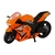 TEAMSTERZ MOTOCICLETA 12 CM NARANJA OSC 14113