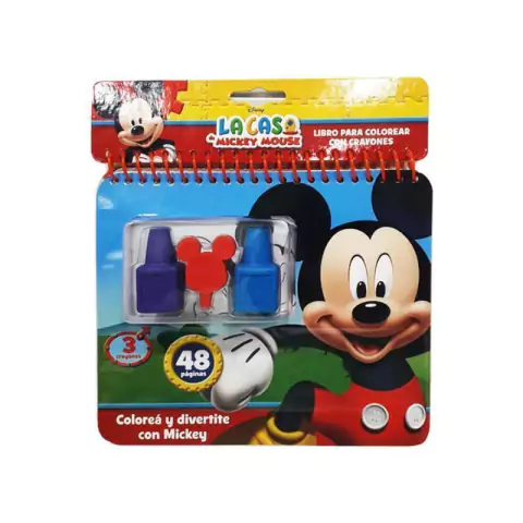 LIBRO PARA COLOREAR LA CASA DE MICKEY CKM269