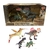 CRETACEOUS SET DINOSAURIOS 4 PIEZAS 99550 REX TRICE SPINO STEGO