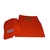 DELANTAL CON GORRO NARANJA Y ROJO