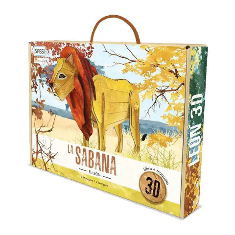 LIBRO LA SABANA EL LEON 3D