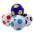 PELOTA DE FUTBOL N5 DREAMSPORT EQUIPOS PF10 AZUL Y AMARILLO en internet