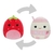 SQUISHMALLOWS FLIP A MALLOWS 13 CM 87312 SCARLET Y AMELIE