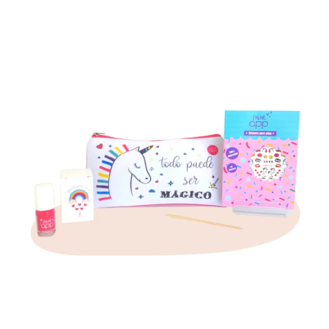 COLOR APP SET PORTACOSMETICOS BFF UNICORNIO - comprar online
