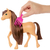 Playset Barbie Mysteries Persecución De Caballo Marron - Collage Kids