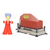 Imagen de Los Simpsons Figura Articulada Premium Count Burns Vampiro 13 cm