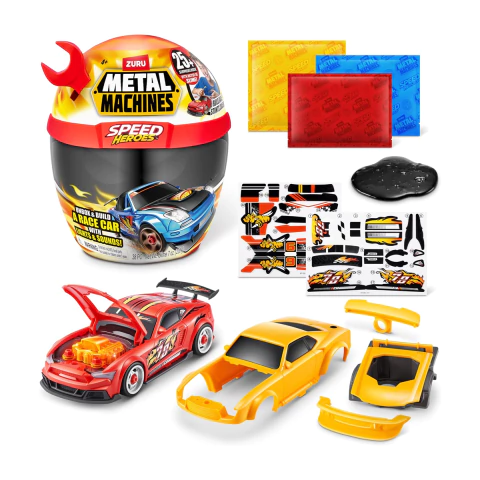 Metal Machines Speed Hero Casco Construye Tus Coches - comprar online