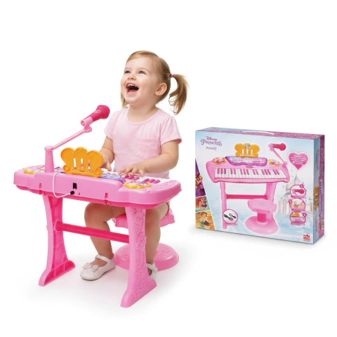 Organo Princesas Disney Con Pie Y Banqueta - comprar online