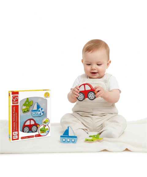 Rompecabezas Dinámico de Vehículos Giratorio Hape - comprar online