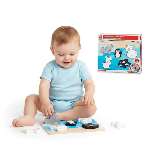 Puzzle Didacto Hape De Animales Polares - comprar online