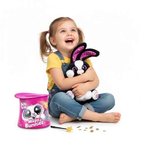 Conejo Mágico Interactivo Pets Alive 32 Cm Con Sonido - comprar online