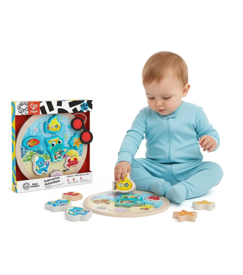 Puzzle de Encastre Hape Exploración Aventura Submarino - comprar online