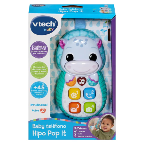 VTech Baby Teléfono Hipo Pop It Celeste - comprar online