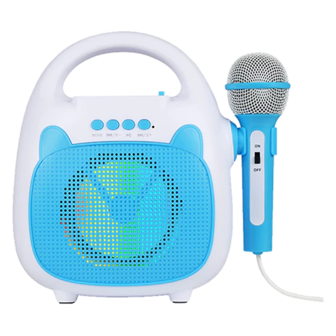 Reproductor De Música Karaoke Party Azul - comprar online