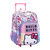 Mochila Con Carro Kitty Lila 14 Pulgadas