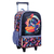 Mochila Con Carro Stitch Island Vibes Negra 17 Pulgadas