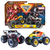 Monster Jam Camiones Monstruo Marvel Pack Doble Iron Man Vs War Machine