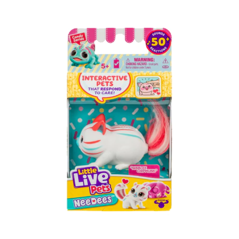 Little Live Pets Needees Mascota Interactiva Con Sonido Y Color Variado