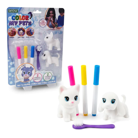 Imagen de Color My Pets Blister X2 Mascotas Para Pintar Y Lavar