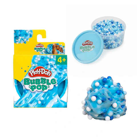 PlayDoh Super Elástico Con Burbujas Azul