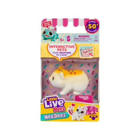 Little Live Pets Needees Mascota Interactiva Con Sonido Y Color Variado - Collage Kids