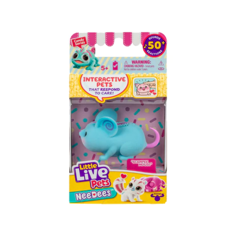 Little Live Pets Needees Mascota Interactiva Con Sonido Y Color Variado - comprar online