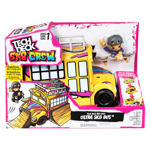 Tech Deck Patineta De Dedos Ultra Sk8 Crew Bus - comprar online