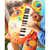 Piano Meowsic Keyboard Cat B-Toys - tienda online