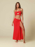 Top Hawaii Tule Liso Trespassado Vermelho - comprar online