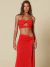 Top Hawaii Tule Liso Trespassado Vermelho en internet