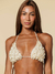 Top Rennes Crochet Seda Perolas Off - comprar online