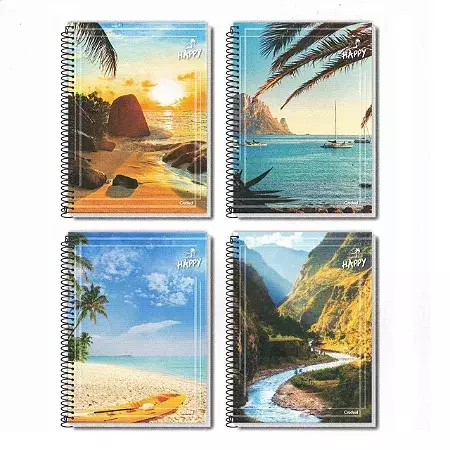 CADERNO UNIV CD 10M 200F - comprar online