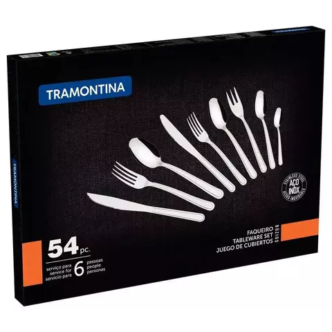 Faqueiro Tramontina Búzios 54 Peças
