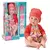 BONECA DIVER TOYS NEW BORN UNIQUE COLLECTION BODY LARANJA