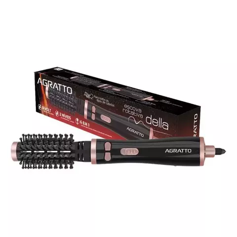 ESCOVA DE CABELA GIRATÓRIA AGRATTO - comprar online