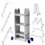 ESCADA ALUM MOR MULTIFUNCIONAL ARTICULAVEL 4X3 12 DEGRAUS
