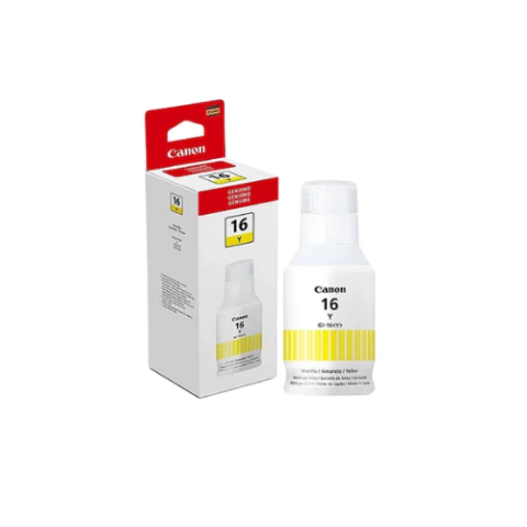 GARRAFA DE TINTA CANON PIXMA GL-16 AMARELO | G4160, G3160 e G2110 - comprar online
